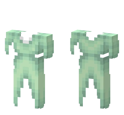 Elegant Fairy Green Dress Minecraft skin