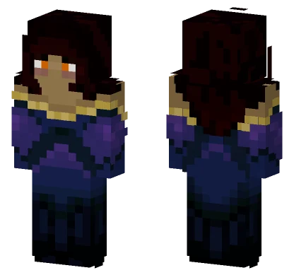 Elegant Purple Castle Ravenloft Minecraft skin