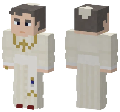 Elegant Woman In White Minecraft skin