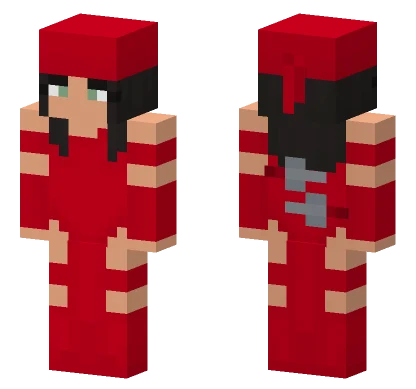 Elektra Marvel Comics Minecraft skin