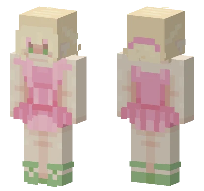 Elina Pink Outfit Minecraft skin