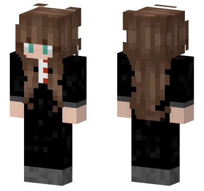 Ella In A Suit Minecraft skin