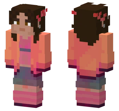 Ellie Sunset Outfit Minecraft skin