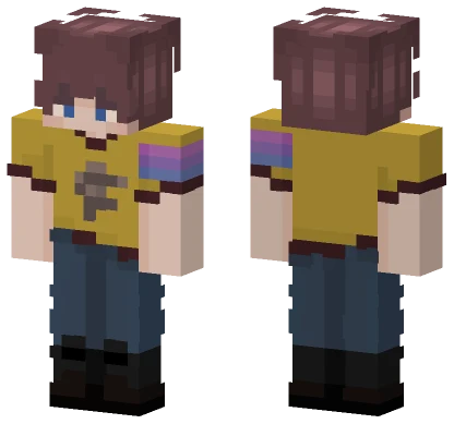 Ellis L4D2 Minecraft skin