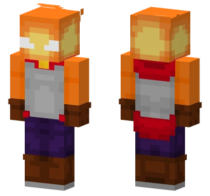Ember Knights Guardian Bow Knight Minecraft skin