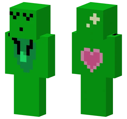Emerald Heart Minecraft skin