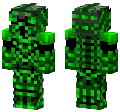 Emerald Knight Minecraft skin