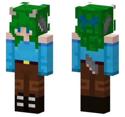 Emerald Sheep 2 Minecraft skin