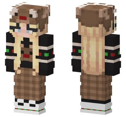 Emi Navidad Peluca Minecraft skin
