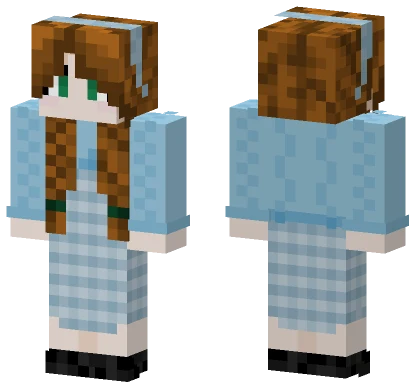 Emicanplay Blue Dress Minecraft skin