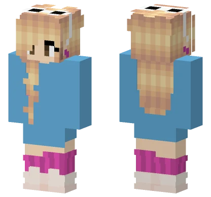 Emisiowa Girl Minecraft skin