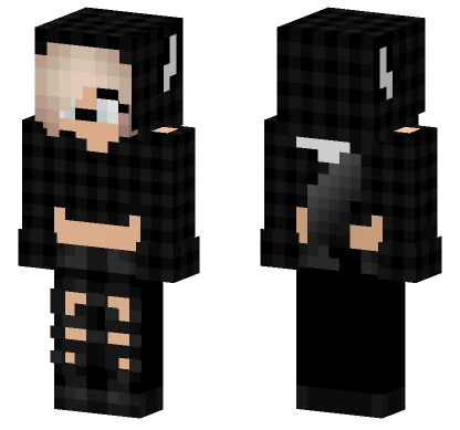 Emma Black Remake Minecraft skin