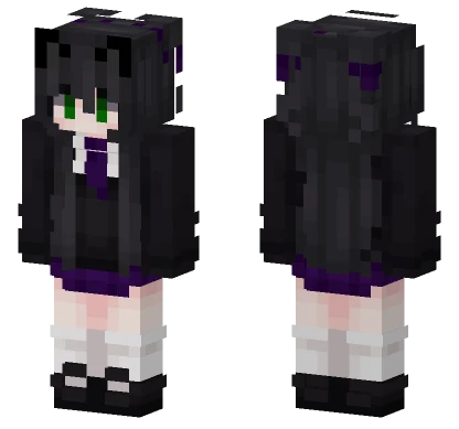 Emo Cat Girl Minecraft skin