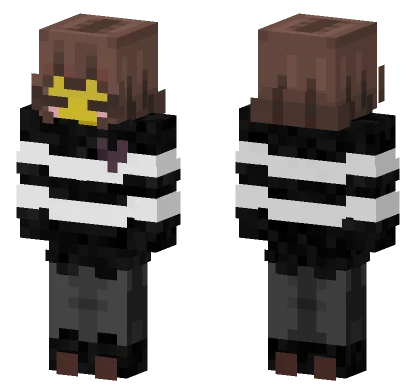 Emo Frisk Minecraft skin