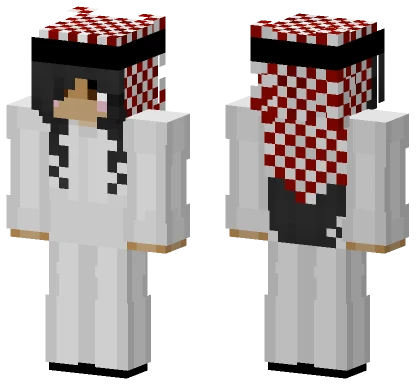 Emo Girl Arab Minecraft skin