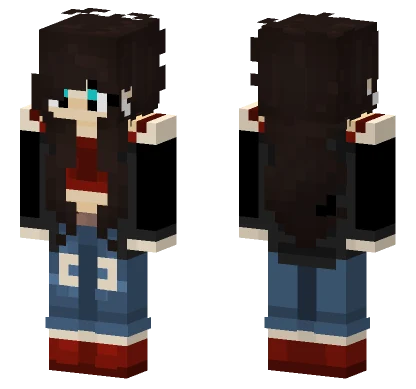 Emo Girl Thoughts Series Minecraft skin
