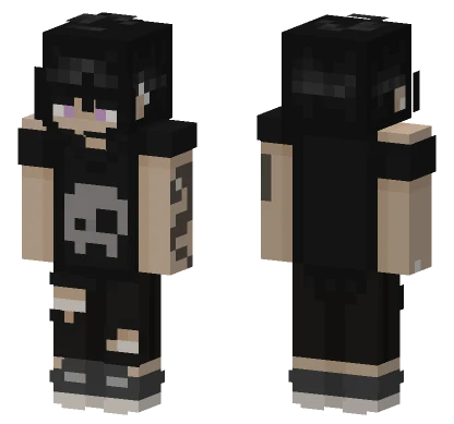 Emo Skull Skin Minecraft skin