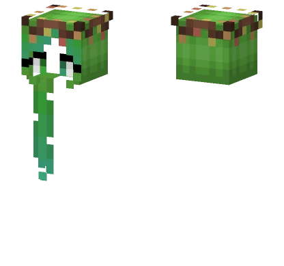 Enchanted HB Pastel Green Fade Minecraft skin
