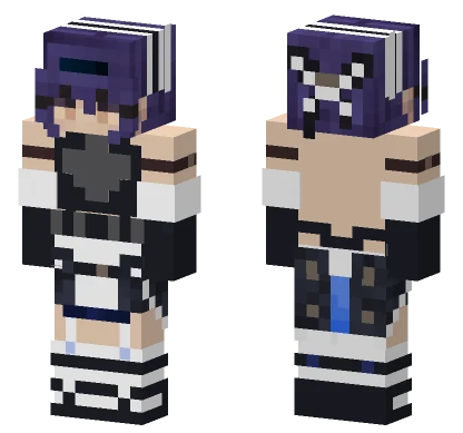 Enchanting Flutter Flavia Strinova Minecraft skin