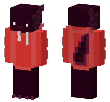 Ender Axolotl Minecraft skin
