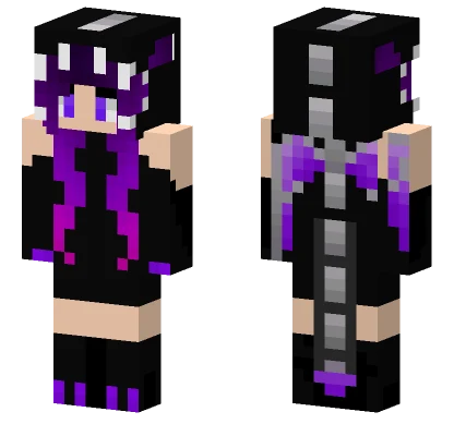 Ender Dragon Girl Minecraft skin