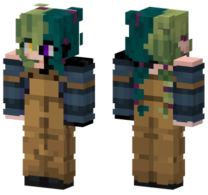 Ender Girl Hair Ver Minecraft skin