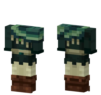 Ender Mage Gloveless Glasses Minecraft skin