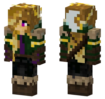 Endergoddess Humanized Minecraft skin