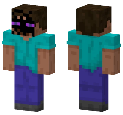 Enderman Corruption Stage 2 Minecraft skin