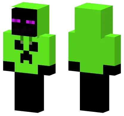 Enderman Creeper Jacket Minecraft skin