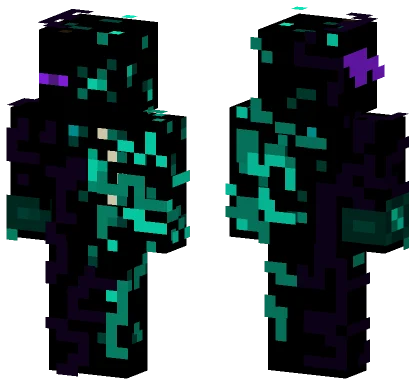 Enderman vs Skulk Minecraft skin