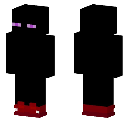 Enderman With Cool Shoes Minecraft skin