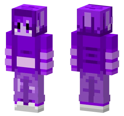 Ennui Purple Outfit Minecraft skin
