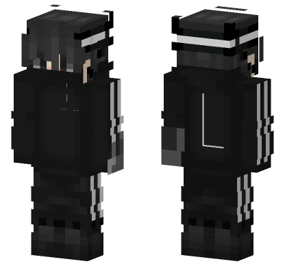 Epichost004 Black Suit Minecraft skin