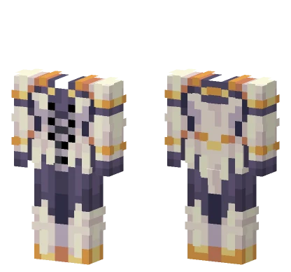 Equestrian Princess Outfit Black White Minecraft skin