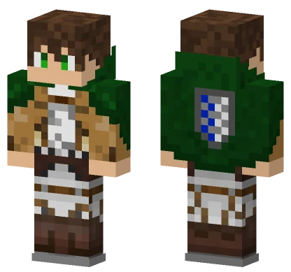 Eren Yeager Minecraft skin