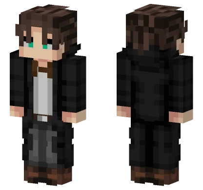 Eren Yeager Reworked Minecraft skin