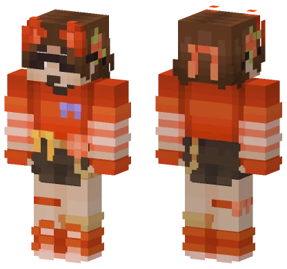Eret Orange Ocelots MCC Minecraft skin