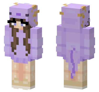 Eris Axolotl Outfit Minecraft skin