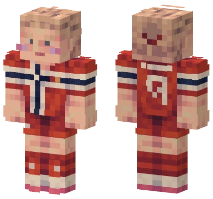 Erling Haaland My Edit Minecraft skin