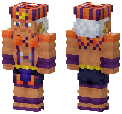 Esidisi Orange And Purple Minecraft skin