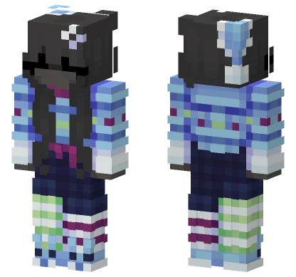 Eskay Aqua Archers Blockwars Minecraft skin