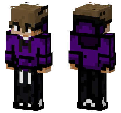 Esowasintilin Purple Outfit Minecraft skin