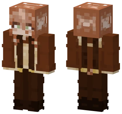 Eten Tie Beau Burning Minecraft skin