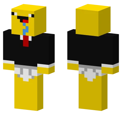 Eukkkj Yellow Suit Minecraft skin