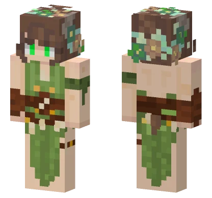 Eulalia Forest Nymph Minecraft skin