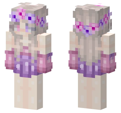 🌸 Euphoria Luna 🌸 - Barefoot Girl ❤️ Minecraft skin