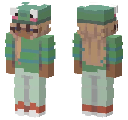 Even Swaggier Frog Minecraft skin