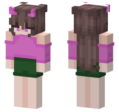 Every Good Demon Needs Horns Minecraft skin