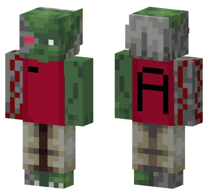 Evil Cyborg Yoda Minecraft skin